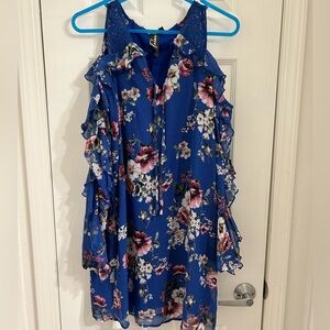 Trixxi blue floral dress